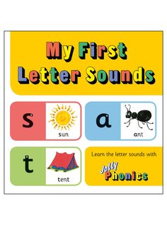 a poster that says, my first letter sounds