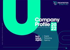 the company profile poster for technic digital's annual conference, featuring an u