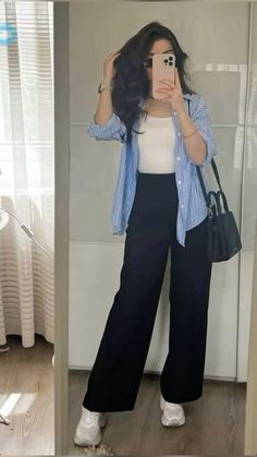 Work Outfits Frauen, Casual Chic Outfits, Simple Casual Outfits, Western Wear Outfits, Trendy Dress Outfits, Everyday Fashion Outfits, Casual Day Outfits, Quick Outfits