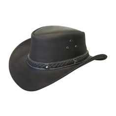 Down Under Leather Hat | Conner Hats Australian Outback Hat, Australian Hat, Hat Tattoo, Mens Cowboy Hats, Outback Hat, Safari Hat, Hat Stores, Leather Hat, Cowboy Style