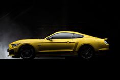 Mustang Side View, Yellow Mustang, Roush Mustang, Car Interior Design, Being Creative, A Way Of Life, Motorcycle Bike