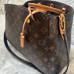 100% Authentic Louis Vuitton Bag No Damage, Discoloration, Scratches Zipper Working Perfectly With Dust Bag Original Box Small Water Mark In Couple Spot Louis Vuitton Montaigne, Lv Tote, Beige Tote Bag, Louis Vuitton Artsy Mm, Beige Tote, Louis Vuitton Artsy, Louis Vuitton Neverfull Monogram, Monogram Neverfull, Louis Vuitton Limited Edition