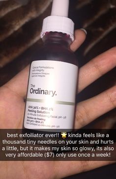 bought it at beautylish online! (the ordinary) Peeling Facial, Peeling Solution, Skin Care Routine For 20s, Dry Skin Patches, Facial Exfoliator, Hair And Beauty