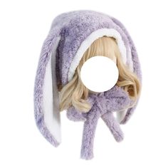 PRICES MAY VARY. Japanese fashionable adjustable hat with bunny ear women lolita sweet rabbit girl vintage plush faux fur warm winter hat A cute hat caps are made of soft, smooth and comfy plush materials, fleece lined , lace up style , the whole hat looks like a fluffy and plushy adorable bunny . Looks on both adult , women , teens , girls or unisex Keeping warm in cold days as a basic long ear hat and lovely , winter hat can be used as an outdoor , Easter , Halloween ,Christmas , cosplay costu Kawaii Hats, Alt Wardrobe, Kawaii Winter, Kawaii Hat, Rabbit Girl, Ear Hat, Christmas Cosplay, Plush Rabbit, Purple Hat