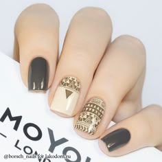 Пластина для стемпинга MoYou London Africa 08 - купить с доставкой по России и СНГ. Unghie Nail Art, Stamping Nail Art, Trendy Nail Art, Glam Nails, Fancy Nails, Creative Nails, Manicure E Pedicure