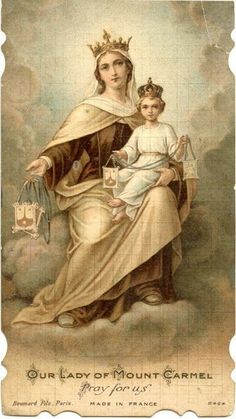 an image of the virgin mary and child jesus