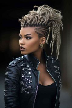 64 Twisted Hairstyles Rock Bold and Braided Mohawks (Concept Design) - StileStack Unconventional Hairstyles, Intricate Braids, Space Hair, Braids With Shaved Sides, Mermaid Hair Color, Gorgeous Braids, Shaved Side Hairstyles, Twisted Hair, Mohawk Braid