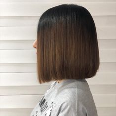 Round One Length Haircut, One Length Haircuts, One Length Hair, Corte Bob, Fantasy Hair, Hair Styler