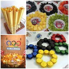 the olympic desserts are ready to be eaten