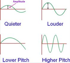 four different amplitudes are shown in the diagram below, which one is higher than the other