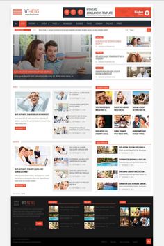 WT-News News And Magazine Joomla Template News Page Design, Survivor Quotes, Portfolio Website Template, Business Magazine, Web Blog, Blog Template, Templates Free Download