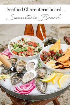 seafood, Charcuterie board, recipe, Boards Charcuterie, Cheese And Crackers, Board Charcuterie, Beach Meals, Charcuterie Recipes, Summer Eating, Seafood Dinner