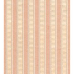 an orange and beige striped wallpaper with vertical stripes on it's sides,