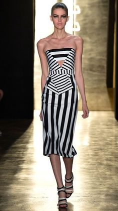 Cushnie et Ochs Spring 2015 | Ready-to-Wear Leighton Meester, Moda Chic, Optical Illusions