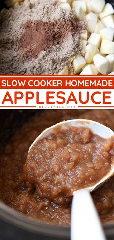 Slow Cooker Homemade Applesauce Slow Cooker Cinnamon Applesauce, Applesauce In Slow Cooker, Applesauce Recipes Slow Cooker, Cockpit Applesauce, Easy Applesauce Recipes Crock Pots, Apple Sauce Crock Pot Recipes, Best Crockpot Applesauce, Simple Crockpot Applesauce, Crock Pot Chunky Applesauce