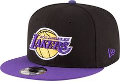 Details Flat brim, adjustable hat Six-panel construction Snapback closure Embroidered eyelet for added ventilation Style and Team Spirit Embroidered team graphics New Era® branding Additional Details One size fits most Officially licensed product Lakers Hat, New Era Hat, Los Angeles Lakers, Snapback Cap, Adjustable Hat, Fitted Hats, Snapback Hat, Team Colors, Snapback Hats