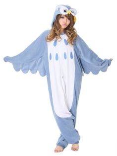 Teen Kigurumi Owl Girl's Costume Pyjamas Onesie, Owl Pajamas, Owl Costume, Owl Girl, Animal Onesie, Onesie Dress