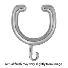 an image of a metal hook that is attached to a wall or door with the words actual finish may vary slightly from image