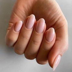 Subtle Nails, Soft Nails, Oval Nails, Dream Nails