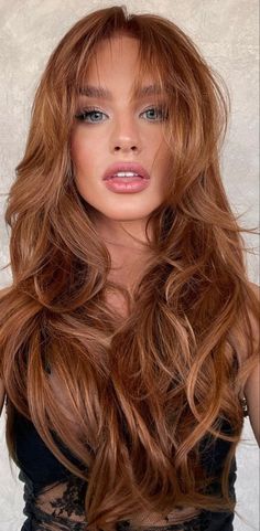 Ginger Hair Color, Hair Color Auburn, Copper Hair Color, Strawberry Blonde Hair, Haircut And Color