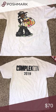 PAYPA_BOY Exclusive Design by Complexcon 2018 Designer: Takashi ~ famous designer!! No stains, hardly worn! paypa_boy Shirts Tees - Short Sleeve Famous Designer, Famous Designers, Boys Shirts, Exclusive Designs, Baby Onesies, Tee Shirts, Man Shop