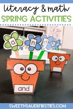 Are you looking for some fun and engaging spring activities for your early elementary classroom? Today, I’m sharing 5 learning activities and classroom games that your K-2 students will love! It is always important to improve those skills with telling time activities, graphing activities, R-controlled activities, Spring sight words activities, and addition and subtraction activities. Your elementary students will love completing these learning centers or partner work. Addition And Subtraction Activities, Fun Spring Activities, Sight Words Activities, Telling Time Activities, Kites Craft, Words Activities, Word Family Activities, Cvc Activities