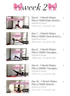 the workout plan is displayed in this screenshoto photo, with instructions to do it