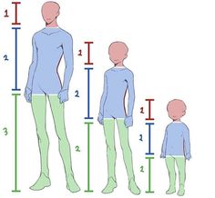 an image of the height chart for a man's body in different colors and sizes