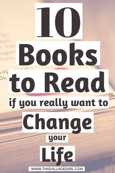 the words 10 books to read if you really want to change your life