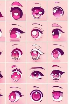 an image of different types of eyes