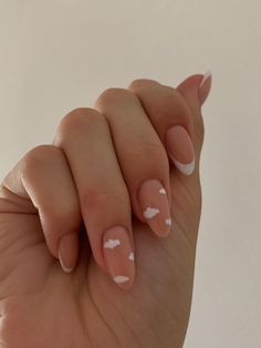 Hello Nails, Subtle Nails, Blush Nails, Soft Nails, White Nail