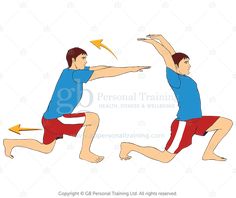 a man is running with an arrow in his hand and another person has their arm extended