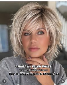 Hair For Women Over 50, Short Hair 40, Short Face, Short Layered Hairstyles, Feathered Bob, Haircuts For Medium Length Hair, Short Silver Hair, Caramel Cream