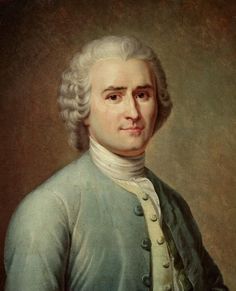 an old painting of a man with white hair