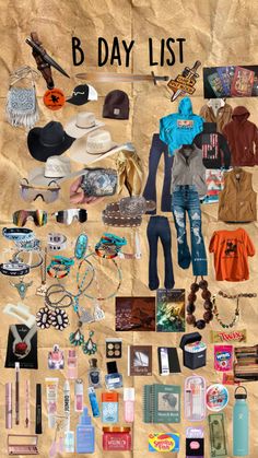 Teen Girl Birthday Gifts, Western Girl Outfits, Wishlist Ideas, Cowgirl Look, Cowgirl Accessories