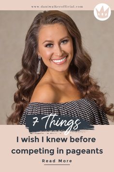 If I could go back in time, I could save myself a lot of trouble and overthinking. I realized there are 7 things I wish I knew before competing in pageants that would have helped me reach my goal of winning Miss Montana USA years sooner! #MissUSA #DaniWalker #Pageanttips Pageant Interview Makeup, Pageant Preparation, Beauty Pageant Questions, Pageant Interview Outfit, Pageant Questions, Pageant Prep