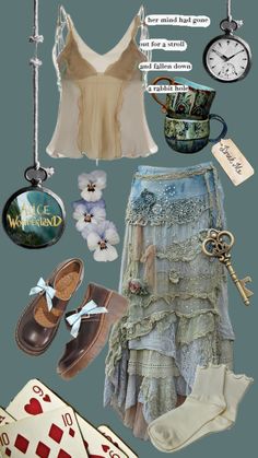 #movie #aliceinwonderland #outfit #outfitinspo #summer Summer Shuffles, Style Bundle, Downtown Outfits, Earthy Outfits, Future Clothes, Swaggy Outfits, Hippie Outfits, Fairy Grunge, Dream Clothes