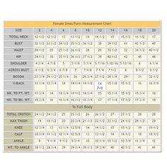 a table with the numbers and times for each item in this printable chart, which includes