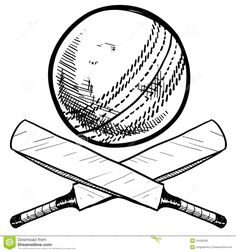 a drawing of a baseball and bat with the word's name underneath it,