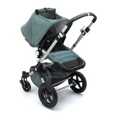 a baby stroller is shown on a white background