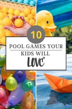 the top 10 pool games your kids will love to play with inflatable toys