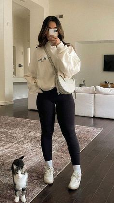 Outfits Leggins, Summer Workout Outfits, Stile Blair Waldorf, Adrette Outfits, Modele Fitness, Errands Outfit, Look Legging, Fest Outfits, Cold Outfits