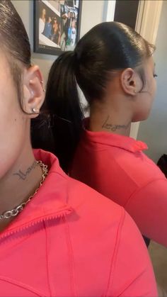 two girls with piercings on their ears