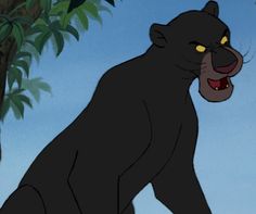 the black panther from disney's live - in - the - life animated movie