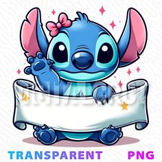 a cartoon character holding a sign with the words transparent transparente png on it