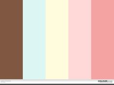 the color palette is brown, pink, and blue