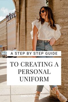 Dec 18, 2023 - Why not simplify your style by creating a personal uniform? This helpful guide has step-by-step instructions and examples to inspire your minimalist wardrobe. Minimalist Closet Essentials, Simple Living Ideas, Becoming A Minimalist, Personal Uniform, Style Uniform, Capsule Wardrobe Minimalist, Wardrobe Minimalist, Uniform Style, Outfit Ideas For Fall