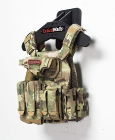 Tactical Walls Coat Hanger Only Gear Room Organization, Armory Room, Tactical Gear Storage, Tactical Wall, Gear Room, Plate Carrier Vest, Military Vest, Man Cave Room, Garage Man Cave