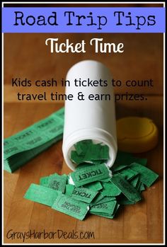 the road trip tips ticket time is great for kids to play with and learn how to use it