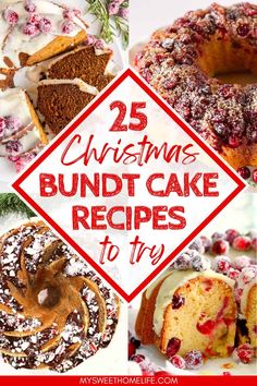 25 christmas bundt cake recipes to try